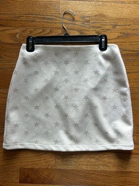 Altar'd State White Star Print Mini Skirt (think about all the country concerts)